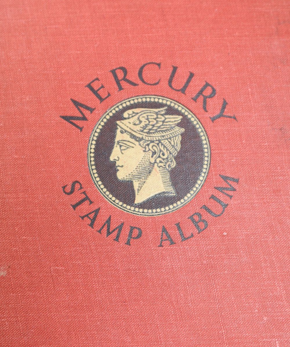 A Mercury stamp album